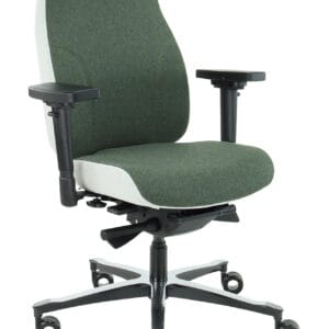 Therapod X2- 24 uur bureaustoel - Ergonomisch - Bio zitting - Groen - Nieuw