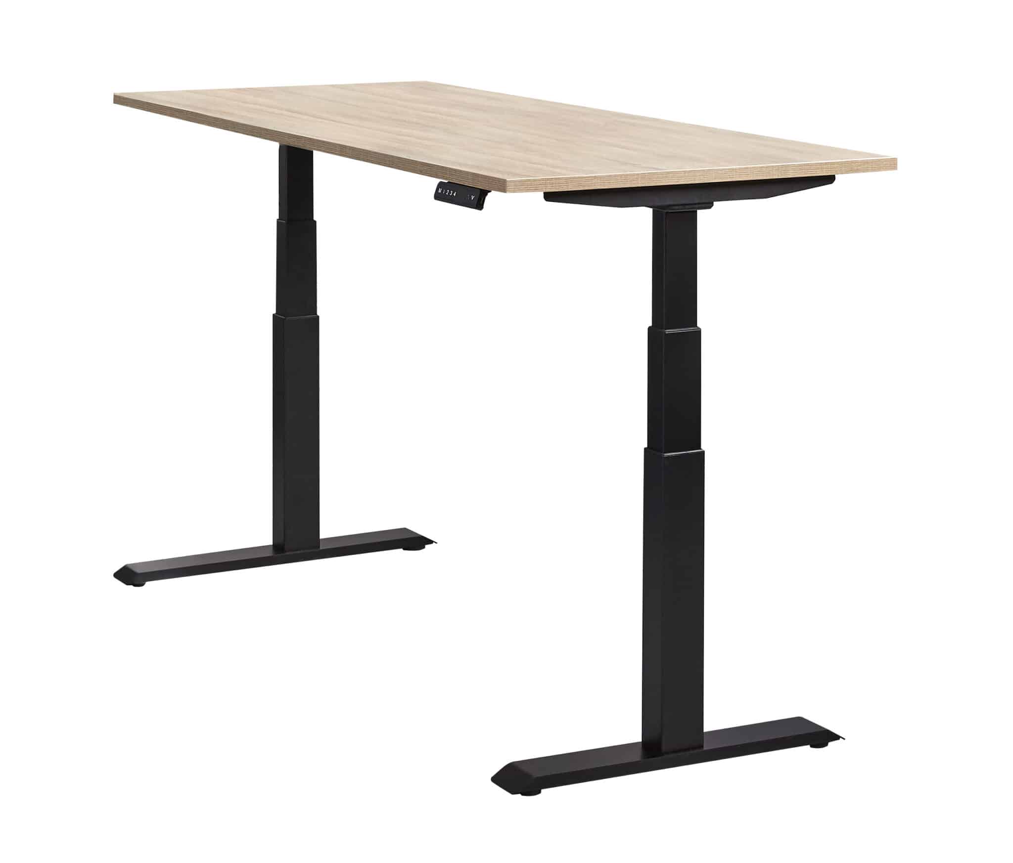 Actiforce - Elektrisch verstelbare zit sta bureau - 120 x 80 cm - Zwart onderstel - Nieuw