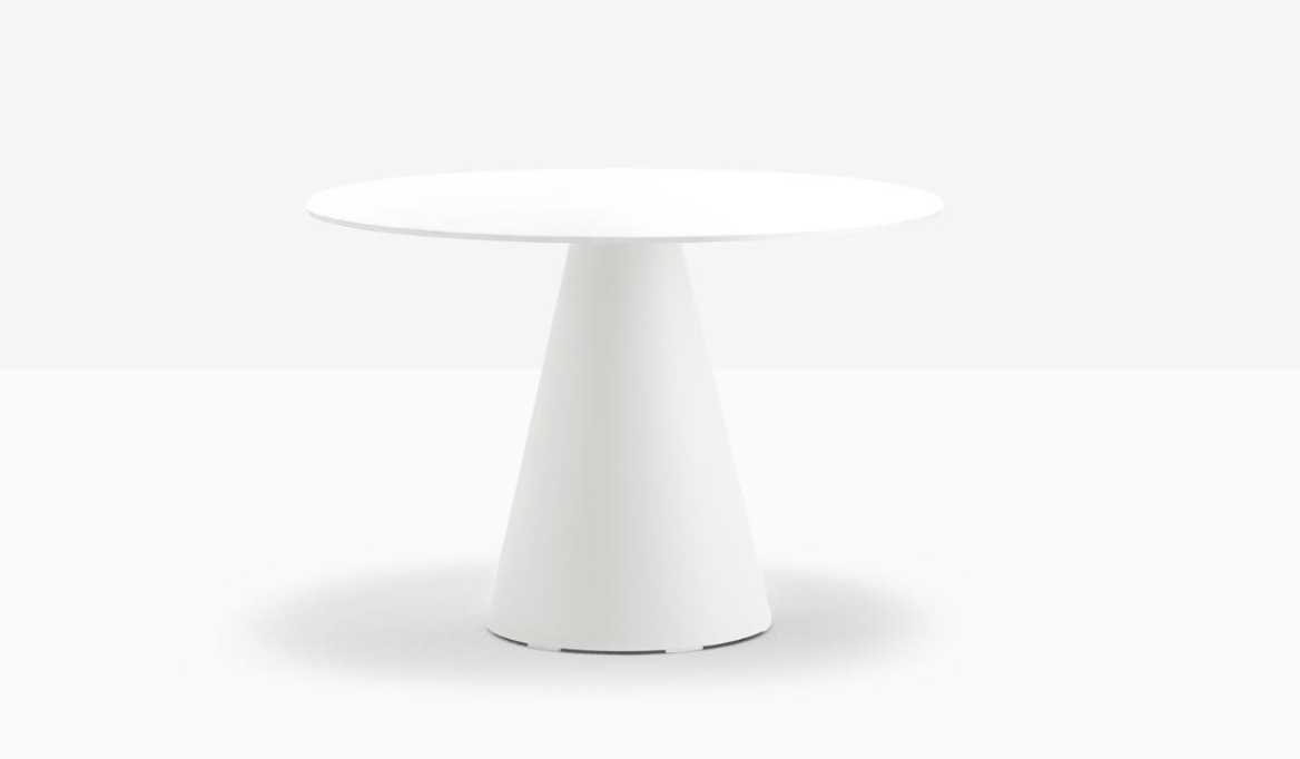 Pedrali Ikon 863 - Vergadertafel - Wit - 80 cm - Refurbished - Afbeelding 3