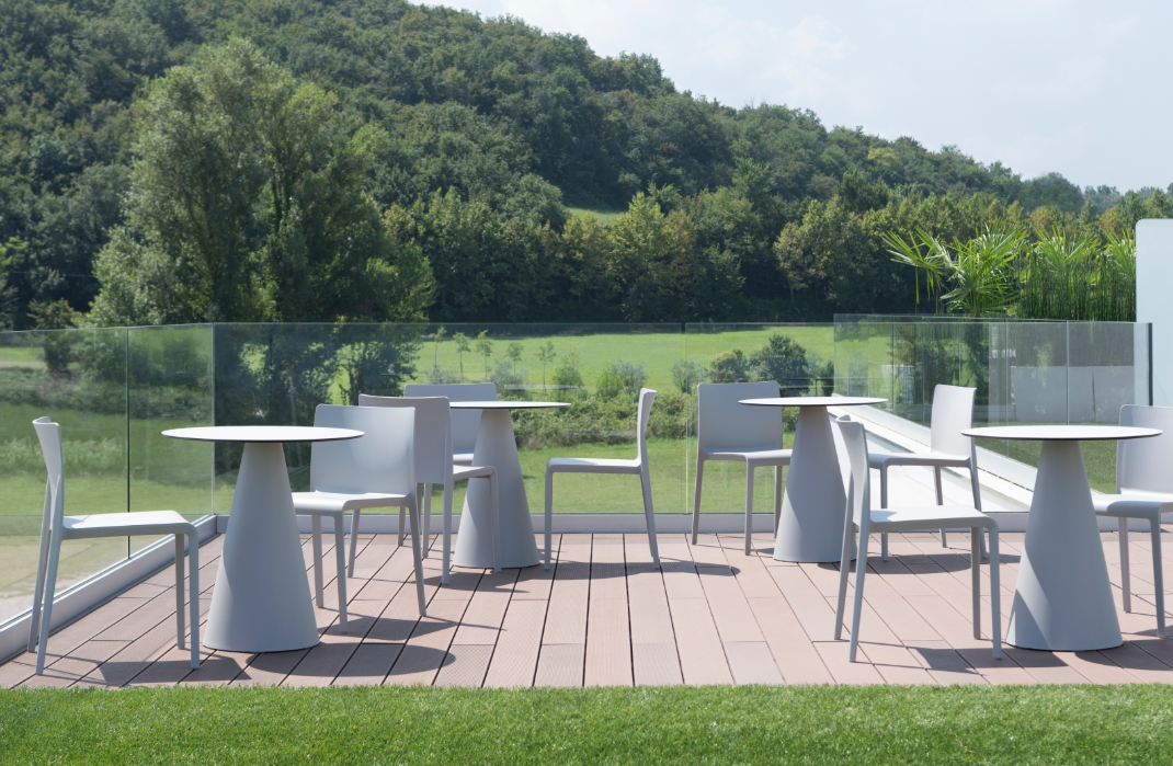 Pedrali Ikon 863 - Vergadertafel - Wit - 80 cm - Refurbished - Afbeelding 2