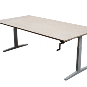 Ahrend Balance - Verstelbaar bureau met slinger - 160 x 80 cm - Grijs - Nieuw
