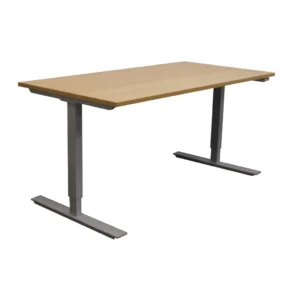 Actiforce Zit-sta bureau - Verstelbaar met slinger - 160 x 80 cm - Grijs - Refurbished