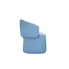 Haworth armchair footstool Poef blauw design Patricia Urquiola 2 side