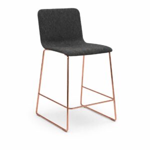 Lensvelt THIS 941 Barkruk - Vilt - Rosé onderstel - Nieuw