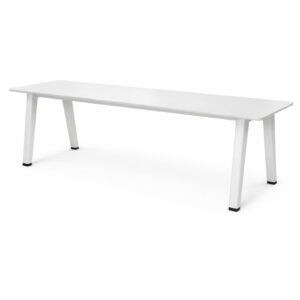 Steelcase tafel - 240 x 60 x  73 cm - Wit - Gebruikt