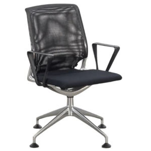 Vitra Meda chair - Vergaderstoel - Zwart - Volledig gereinigd